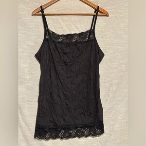 Maurices Black Cami with Lace Detail